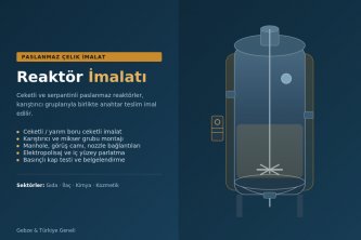 Reakt&ouml;r İmalatı